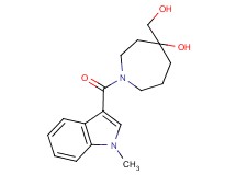 4-(hydroxymethyl)-1-[(1-methyl-1H-indol-3-yl)carbonyl]-4-azepanol