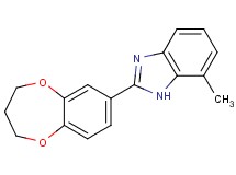 2-(3,4-dihydro-2H-1,5-benzodioxepin-7-yl)-7-methyl-1H-benzimidazole