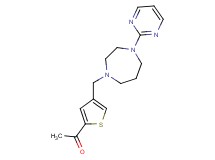 1-{4-[(4-pyrimidin-2-yl-1,4-diazepan-1-yl)methyl]-2-thienyl}ethanone