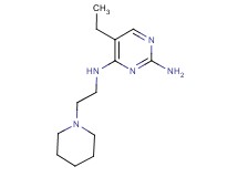 5-ethyl-N~4~-(2-piperidin-1-ylethyl)pyrimidine-2,4-diamine