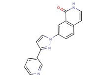 7-(3-pyridin-3-yl-1H-pyrazol-1-yl)isoquinolin-1(2H)-one