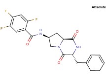 N-[(3R,7S,8aS)-3-benzyl-1,4-dioxooctahydropyrrolo[1,2-a]pyrazin-7-yl]-2,4,5-trifluorobenzamide
