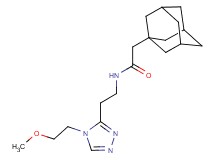 2-(1-adamantyl)-N-{2-[4-(2-methoxyethyl)-4H-1,2,4-triazol-3-yl]ethyl}acetamide