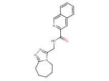 N-(6,7,8,9-tetrahydro-5H-[1,2,4]triazolo[4,3-a]azepin-3-ylmethyl)-3-isoquinolinecarboxamide trifluoroacetate