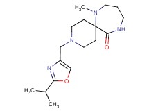 3-[(2-isopropyl-1,3-oxazol-4-yl)methyl]-7-methyl-3,7,11-triazaspiro[5.6]dodecan-12-one