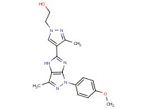 2-{4-[1-(4-methoxyphenyl)-3-methyl-1,4-dihydroimidazo[4,5-c]pyrazol-5-yl]-3-methyl-1H-pyrazol-1-yl}ethanol