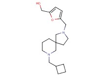 (5-{[7-(cyclobutylmethyl)-2,7-diazaspiro[4.5]dec-2-yl]methyl}-2-furyl)methanol