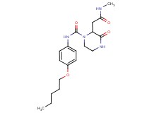 2-[2-(methylamino)-2-oxoethyl]-3-oxo-N-[4-(pentyloxy)phenyl]piperazine-1-carboxamide