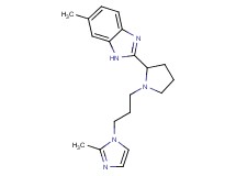 6-methyl-2-{1-[3-(2-methyl-1H-imidazol-1-yl)propyl]-2-pyrrolidinyl}-1H-benzimidazole