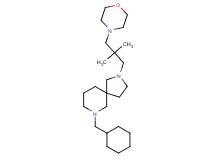 7-(cyclohexylmethyl)-2-[2,2-dimethyl-3-(4-morpholinyl)propyl]-2,7-diazaspiro[4.5]decane