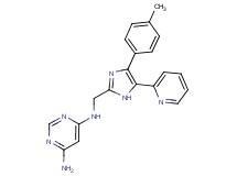 N-{[4-(4-methylphenyl)-5-pyridin-2-yl-1H-imidazol-2-yl]methyl}pyrimidine-4,6-diamine