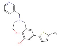 7-(5-methyl-2-thienyl)-4-(pyridin-3-ylmethyl)-2,3,4,5-tetrahydro-1,4-benzoxazepin-9-ol