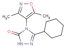 5-cyclohexyl-4-(3,5-dimethylisoxazol-4-yl)-2,4-dihydro-3H-1,2,4-triazol-3-one