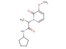 N-cyclopentyl-2-(3-methoxy-2-oxopyridin-1(2H)-yl)propanamide