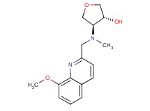 (3R*,4S*)-4-[[(8-methoxyquinolin-2-yl)methyl](methyl)amino]tetrahydrofuran-3-ol