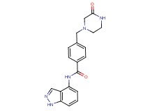 N-1H-indazol-4-yl-4-[(3-oxopiperazin-1-yl)methyl]benzamide
