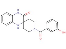1-(3-hydroxybenzoyl)-1',4'-dihydro-3'H-spiro[piperidine-4,2'-quinoxalin]-3'-one
