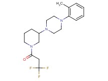 1-(2-methylphenyl)-4-[1-(3,3,3-trifluoropropanoyl)-3-piperidinyl]piperazine