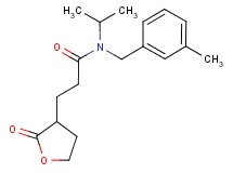 N-isopropyl-N-(3-methylbenzyl)-3-(2-oxotetrahydrofuran-3-yl)propanamide