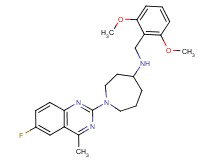 N-(2,6-dimethoxybenzyl)-1-(6-fluoro-4-methyl-2-quinazolinyl)-4-azepanamine