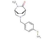 (1S*,5R*)-6-methyl-3-[4-(methylthio)benzyl]-3,6-diazabicyclo[3.2.2]nonan-7-one