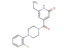 6-ethyl-4-{[4-(2-fluorophenyl)piperazin-1-yl]carbonyl}pyridin-2(1H)-one