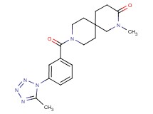 2-methyl-9-[3-(5-methyl-1H-tetrazol-1-yl)benzoyl]-2,9-diazaspiro[5.5]undecan-3-one