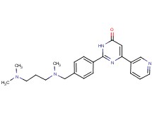 2-(4-{[[3-(dimethylamino)propyl](methyl)amino]methyl}phenyl)-6-pyridin-3-ylpyrimidin-4(3H)-one