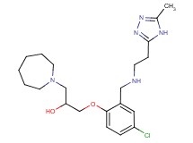 1-(1-azepanyl)-3-[4-chloro-2-({[2-(5-methyl-4H-1,2,4-triazol-3-yl)ethyl]amino}methyl)phenoxy]-2-propanol