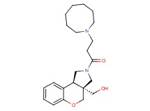 [(3aS*,9bS*)-2-(3-azocan-1-ylpropanoyl)-1,2,3,9b-tetrahydrochromeno[3,4-c]pyrrol-3a(4H)-yl]methanol