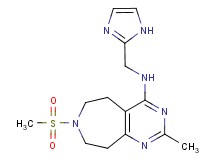 N-(1H-imidazol-2-ylmethyl)-2-methyl-7-(methylsulfonyl)-6,7,8,9-tetrahydro-5H-pyrimido[4,5-d]azepin-4-amine