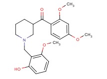 (2,4-dimethoxyphenyl)[1-(2-hydroxy-6-methoxybenzyl)-3-piperidinyl]methanone