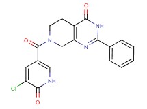 7-[(5-chloro-6-oxo-1,6-dihydropyridin-3-yl)carbonyl]-2-phenyl-5,6,7,8-tetrahydropyrido[3,4-d]pyrimidin-4(3H)-one