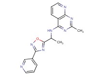 2-methyl-N-[1-(3-pyridin-3-yl-1,2,4-oxadiazol-5-yl)ethyl]pyrido[2,3-d]pyrimidin-4-amine