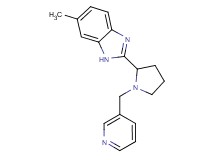 6-methyl-2-[1-(3-pyridinylmethyl)-2-pyrrolidinyl]-1H-benzimidazole