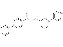N-[(1-pyridin-4-ylpiperidin-3-yl)methyl]biphenyl-4-carboxamide