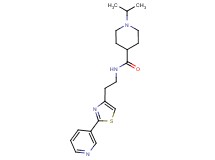 1-isopropyl-N-{2-[2-(3-pyridinyl)-1,3-thiazol-4-yl]ethyl}-4-piperidinecarboxamide