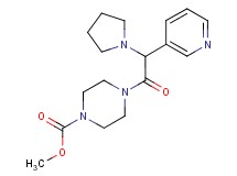 methyl 4-[pyridin-3-yl(pyrrolidin-1-yl)acetyl]piperazine-1-carboxylate