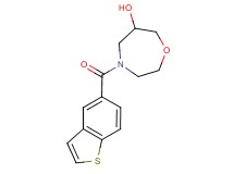 4-(1-benzothien-5-ylcarbonyl)-1,4-oxazepan-6-ol