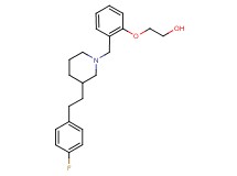 2-[2-({3-[2-(4-fluorophenyl)ethyl]-1-piperidinyl}methyl)phenoxy]ethanol