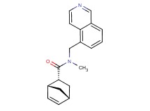 (1R*,2R*,4R*)-N-(5-isoquinolinylmethyl)-N-methylbicyclo[2.2.1]hept-5-ene-2-carboxamide