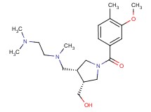 [(3R*,4R*)-4-{[[2-(dimethylamino)ethyl](methyl)amino]methyl}-1-(3-methoxy-4-methylbenzoyl)pyrrolidin-3-yl]methanol