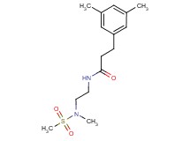 3-(3,5-dimethylphenyl)-N-{2-[methyl(methylsulfonyl)amino]ethyl}propanamide