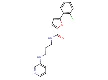 5-(2-chlorophenyl)-N-[3-(3-pyridinylamino)propyl]-2-furamide