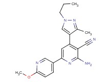 6-amino-6'-methoxy-4-(3-methyl-1-propyl-1H-pyrazol-4-yl)-2,3'-bipyridine-5-carbonitrile