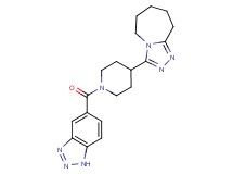 3-[1-(1H-1,2,3-benzotriazol-5-ylcarbonyl)-4-piperidinyl]-6,7,8,9-tetrahydro-5H-[1,2,4]triazolo[4,3-a]azepine