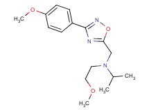 N-(2-methoxyethyl)-N-{[3-(4-methoxyphenyl)-1,2,4-oxadiazol-5-yl]methyl}-2-propanamine