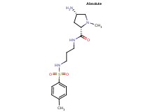 (2S,4S)-4-amino-1-methyl-N-(3-{[(4-methylphenyl)sulfonyl]amino}propyl)pyrrolidine-2-carboxamide