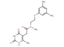 N-[2-(3,5-dimethylphenoxy)ethyl]-N-methyl-2-(6-methyl-2,4-dioxo-1,2,3,4-tetrahydropyrimidin-5-yl)acetamide
