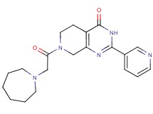 7-(azepan-1-ylacetyl)-2-pyridin-3-yl-5,6,7,8-tetrahydropyrido[3,4-d]pyrimidin-4(3H)-one